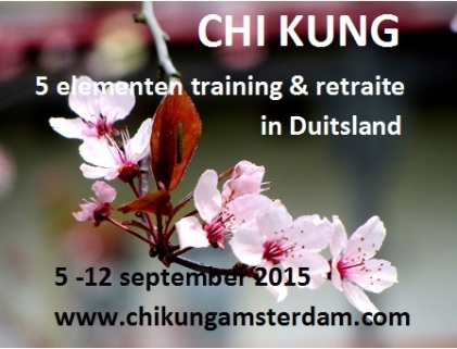 Chi Kung (Qi Gong) 5 elementen retraite, vakantie, training met Cosima Scheuten in Duitsland, Savita - www.chikungamsterdam.com